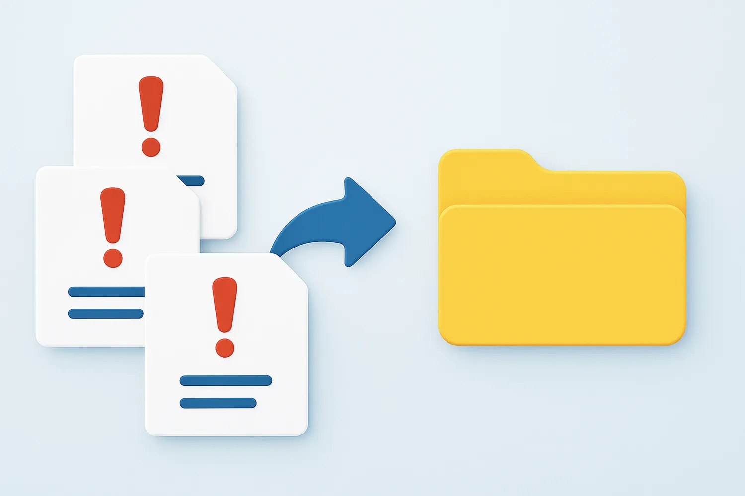 Configuring Automatic Movement of Unprocessed Files Post-Conversion