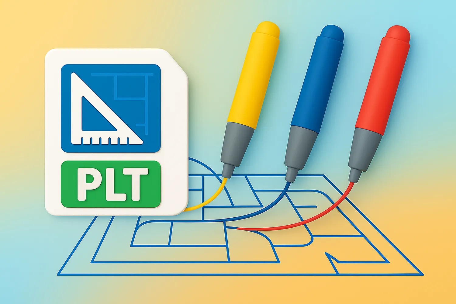PLT File Conversion: Adjust Pen Settings, Line Colors & Thickness