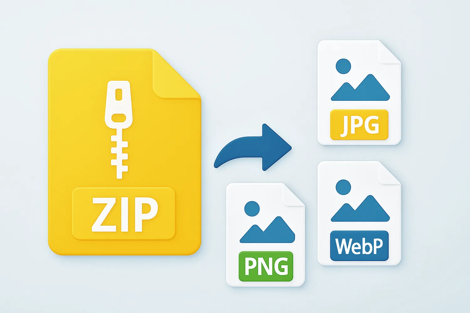 ZIP to image conversion – process compressed files without unzipping