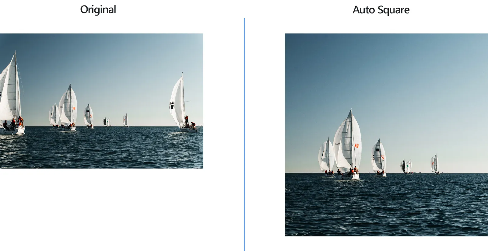 How to automatically make images square with reaConverter