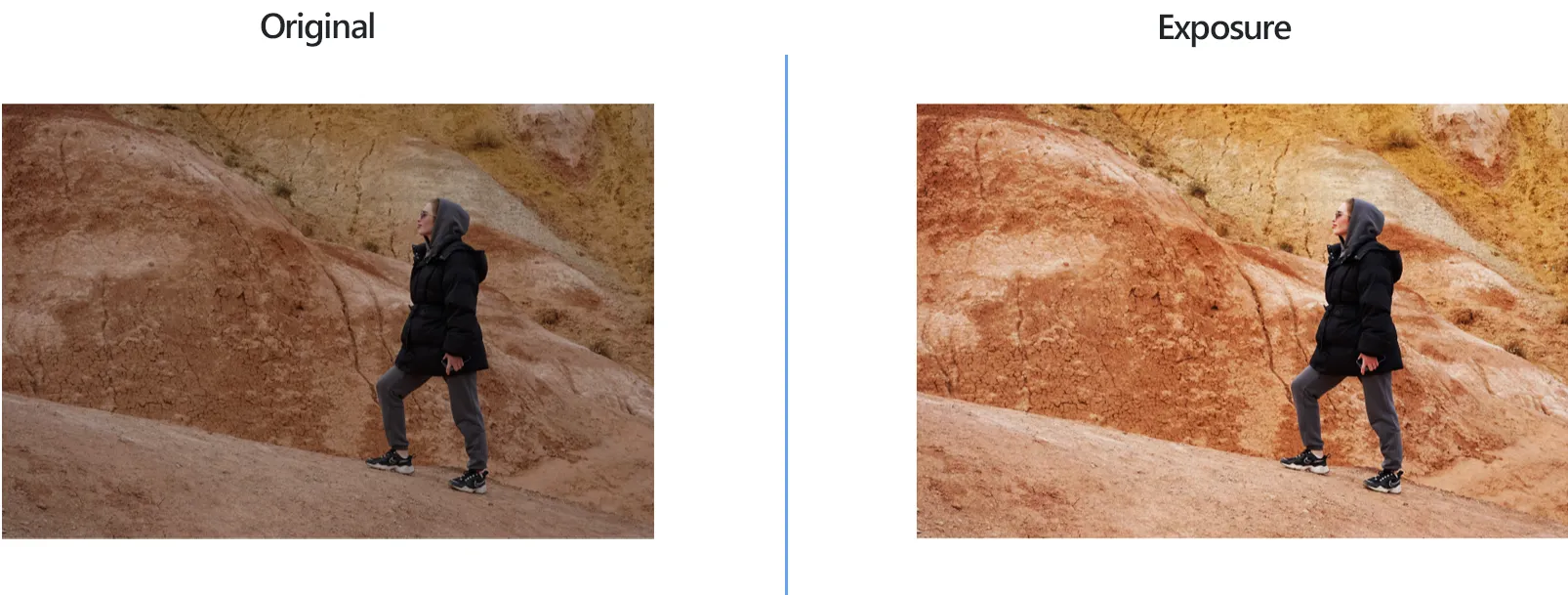 How to tune exposure on photo with reaConverter
