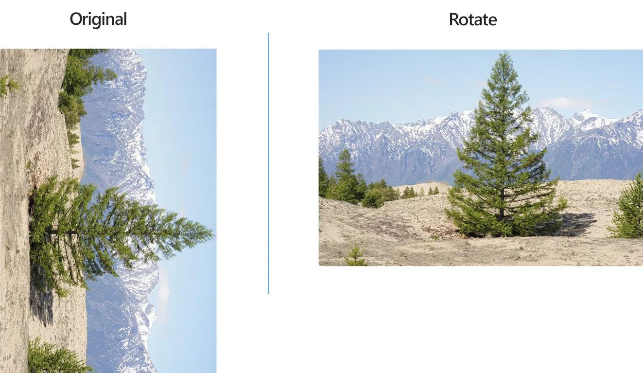 How to rotate images using reaConverter