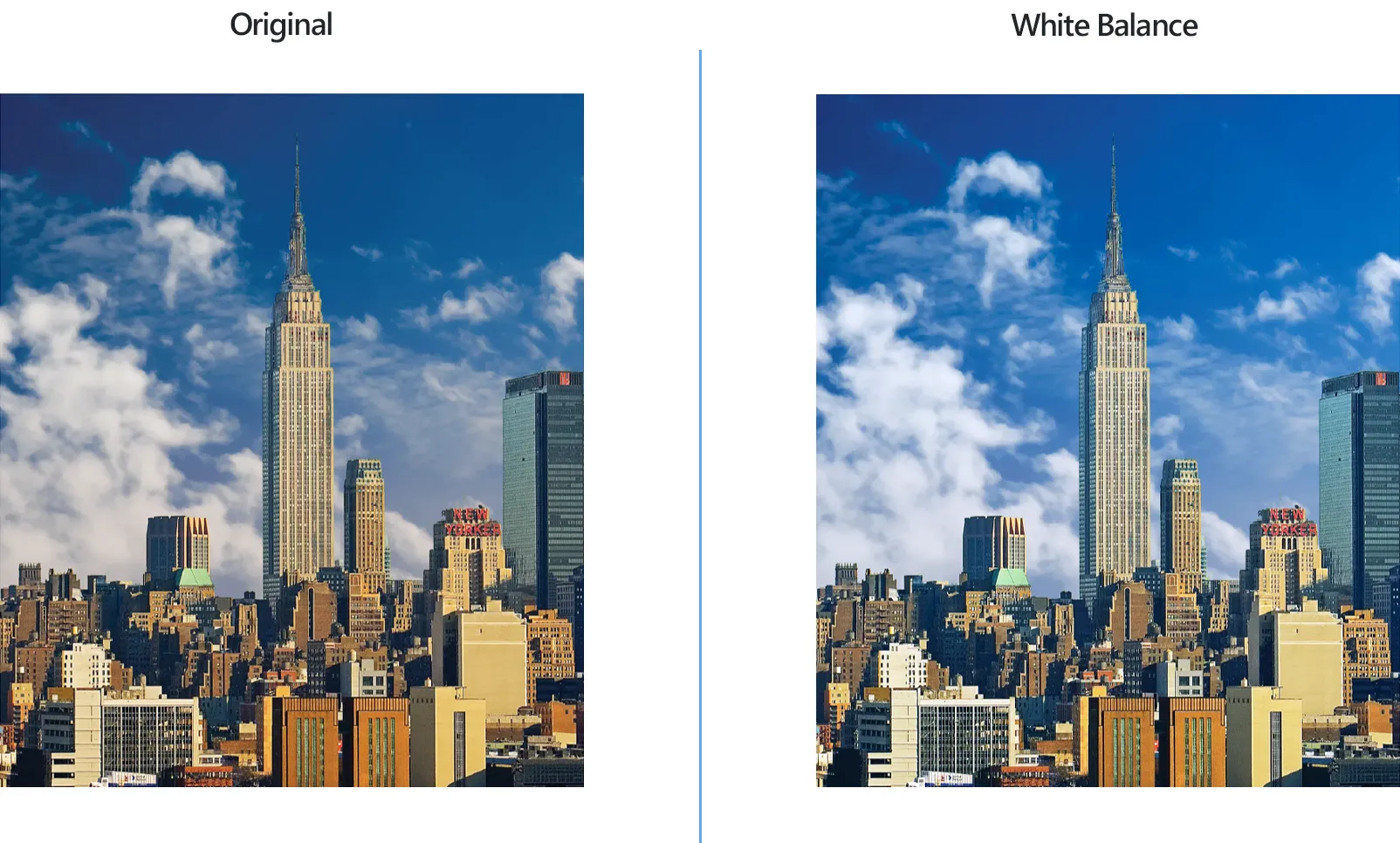 How to adjust white balance on photos using reaConverter