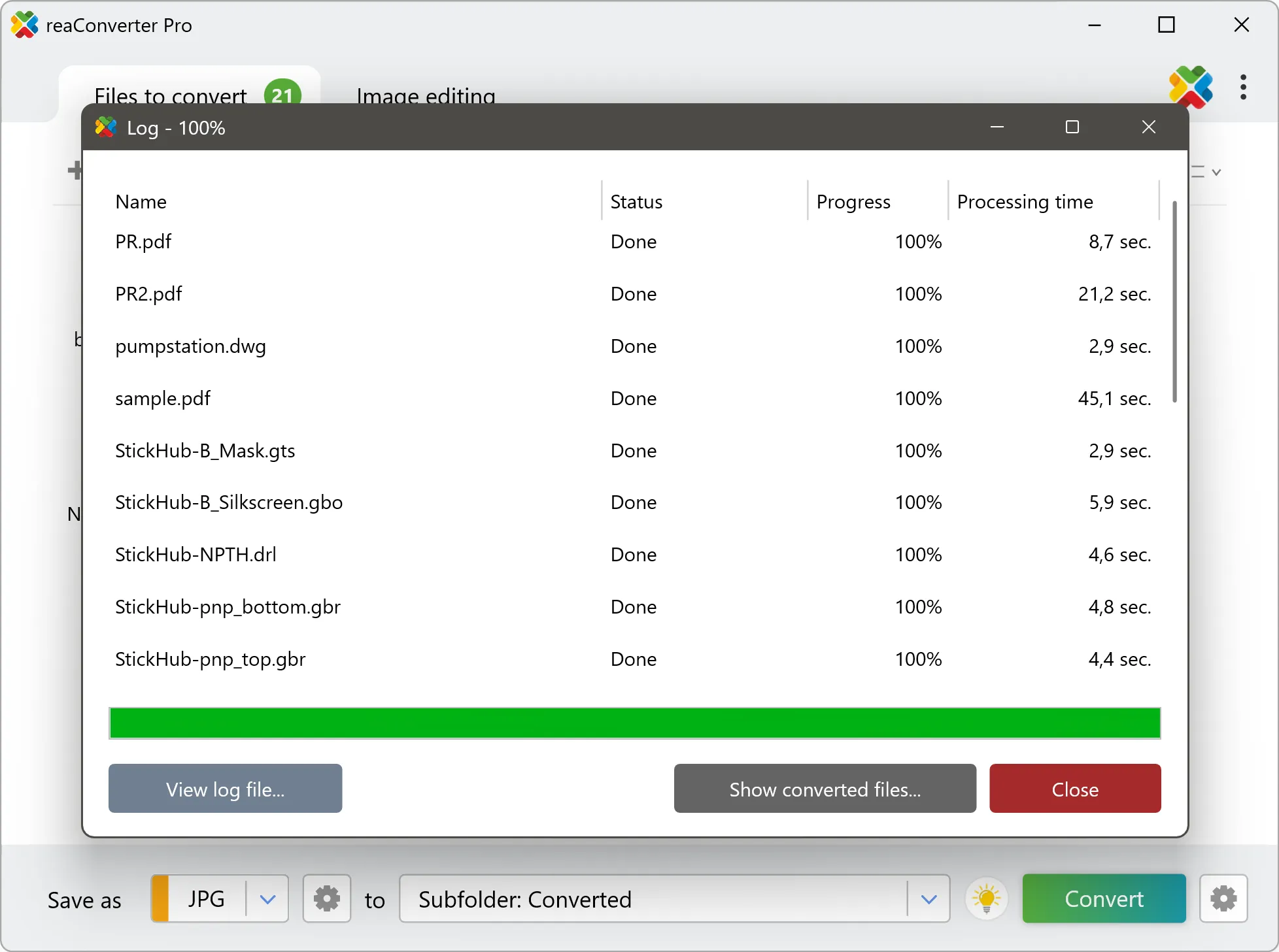 Convert all your GIFs in moments reaConverter - Start GIF conversion
